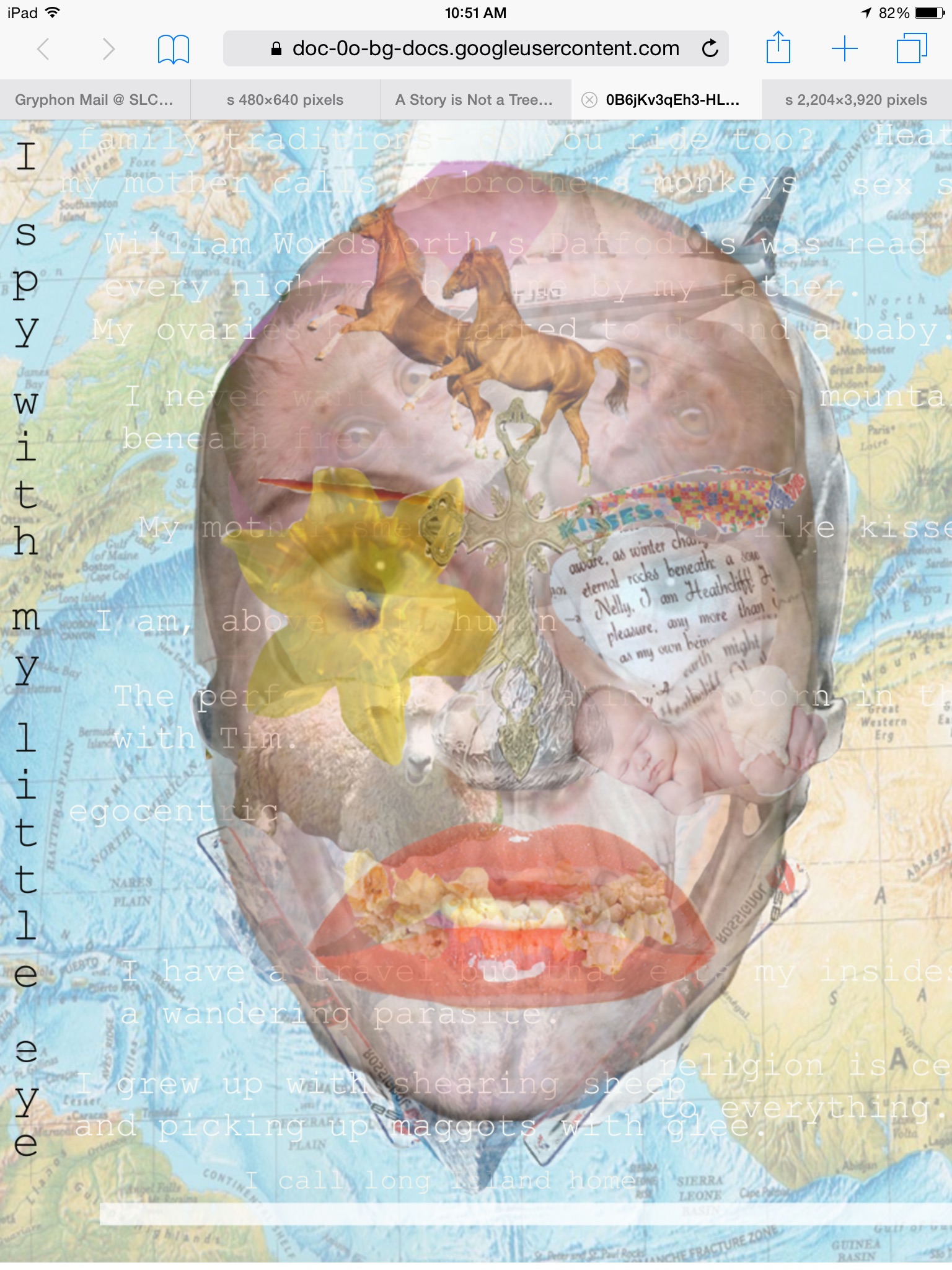 Mapping the Invisible: Self Portrait — A Map of Rory Grene
