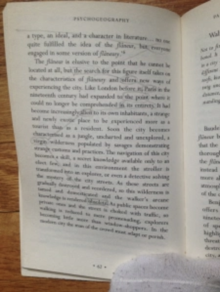 Mapping the Invisible:Textual Wandering #1