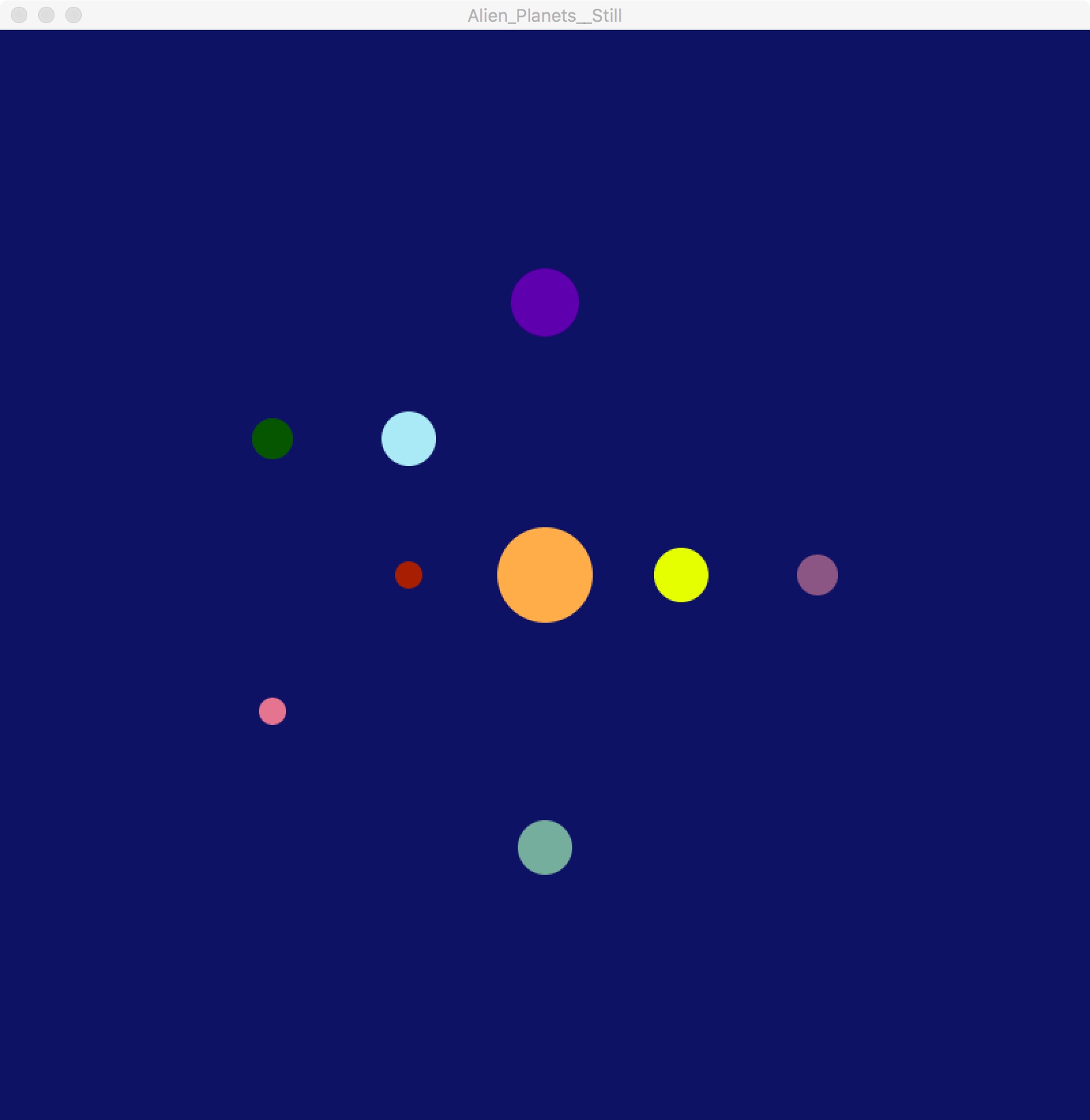 Interactive City: Alien Solar System