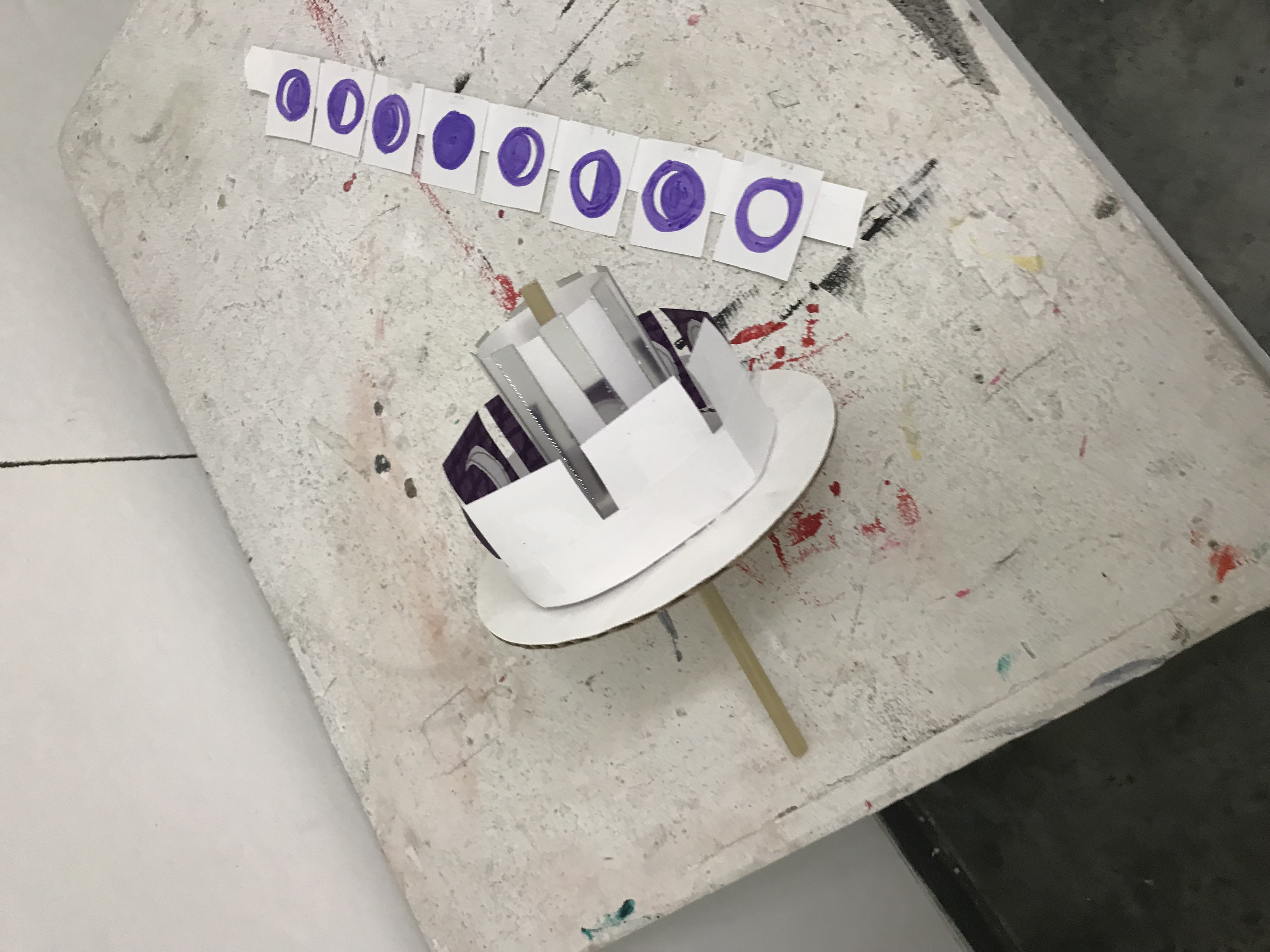 Drawing Machines: Moon Phases