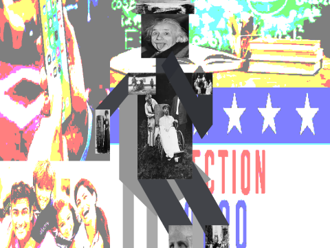Art from Code: Focus on the Past Collage